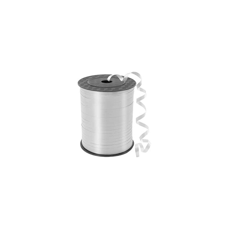 CINTA REGALO 5MMx500m COLOR PLATA