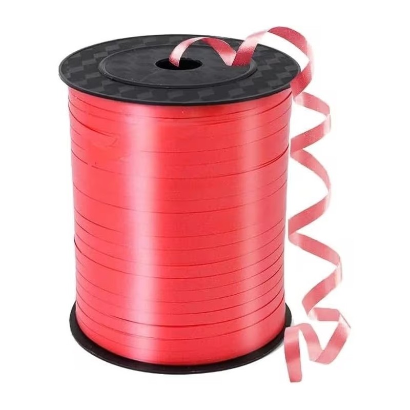 CINTA REGALO 5MMx500m COLOR ROJO