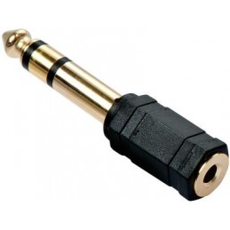 ADAPTADOR STEREO 3.5MM HEMBRA 6 3MM MACHO