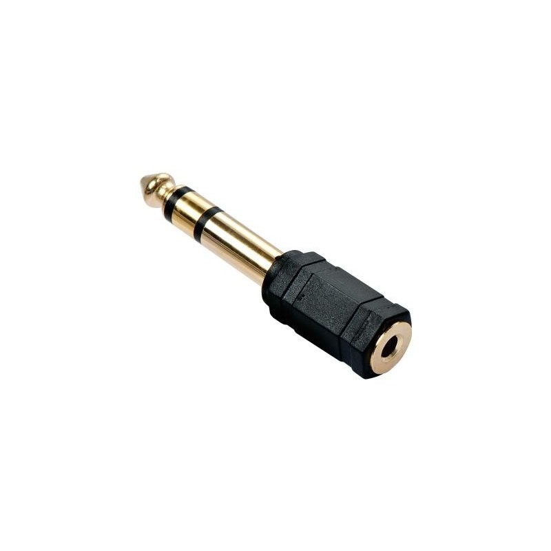 ADAPTADOR STEREO 3.5MM HEMBRA 6 3MM MACHO