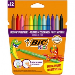 ROTULADOR BIC KIDS 12 COLORES