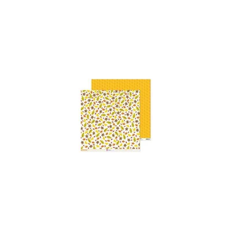 PACK PAPEL SCRAP HOJAS BOSQUE 5 UNID