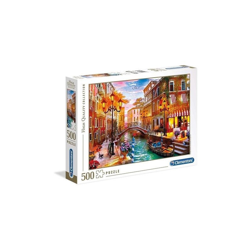 PUZZLE 500 PIEZAS ATARDECER EN VENECIA CLEMENTONI