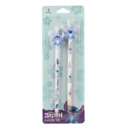 LAPICEROS HB 2 BLANCO GRIS STITCH PASTEL