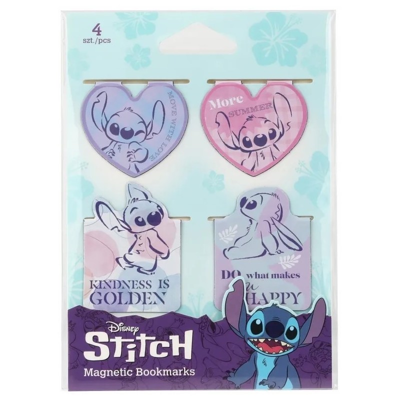 IMANES MARCAPÁGINAS STITCH PASTEL MIX 3