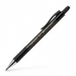 PORTAMINAS FABER CASTELL 0.5 GRIP MATIC NEGRO