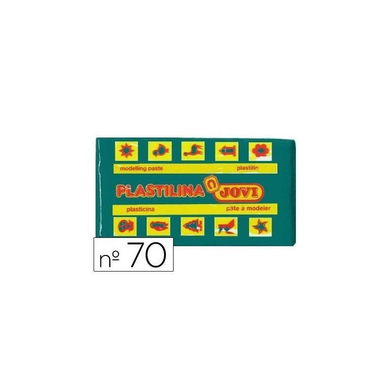 PLASTILINA JOVI 70 VERDE OSCURO 50GR