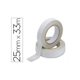 CINTA ADHESIVA Q-CONNECT DOBLE CARA 33MTx25MM