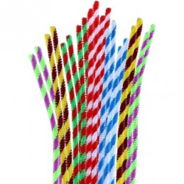 LIMPIAPIPAS CHENILLA TWIN MIX 8mmX30CM 5COLORE 15U