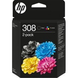 HP 308 NEGRO Y COLOR PACK DE 2 CARTUCHOS ORIGINALE