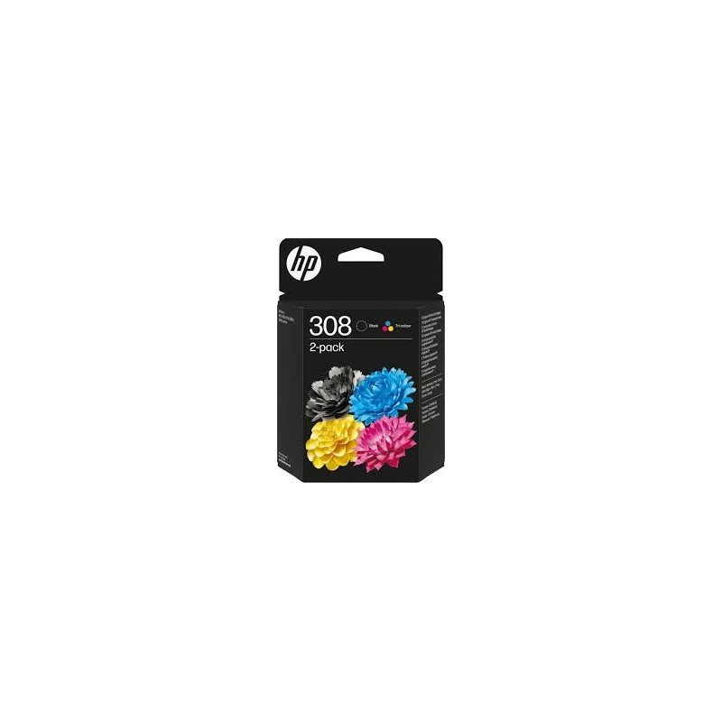 HP 308 NEGRO Y COLOR PACK DE 2 CARTUCHOS ORIGINALE