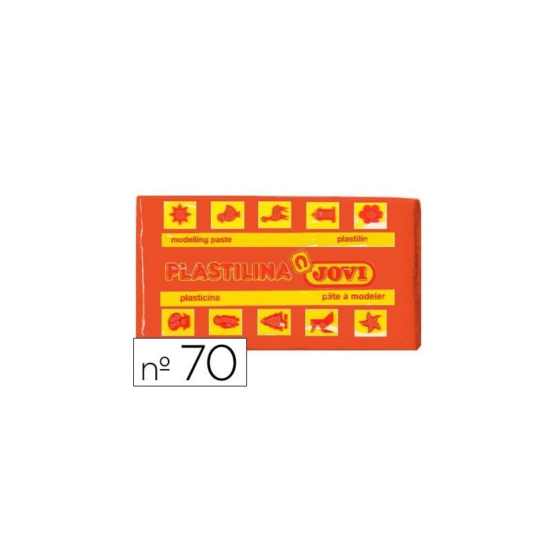 PLASTILINA JOVI 70 NARANJA 50GR
