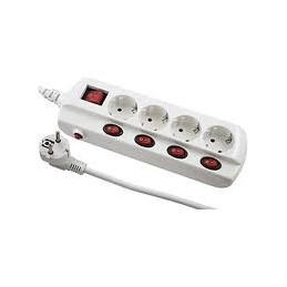 ALARGADERA 1.5MT REGLETA 4 TOMAS+2USB