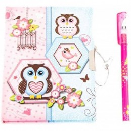 SET PAPELERIA BUHOS 8 PIEZAS 14x26