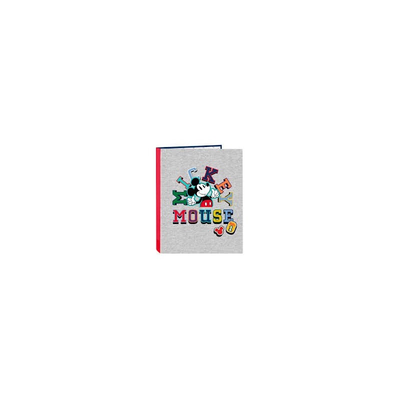 CARPETA FOLIO 4 ANILLAS MIXTAS MICKEY MOUSE
