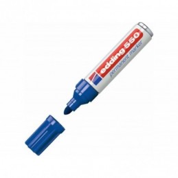 ROTULADOR PERMANENTE EDDING PUNTA FIBRA 550 AZUL