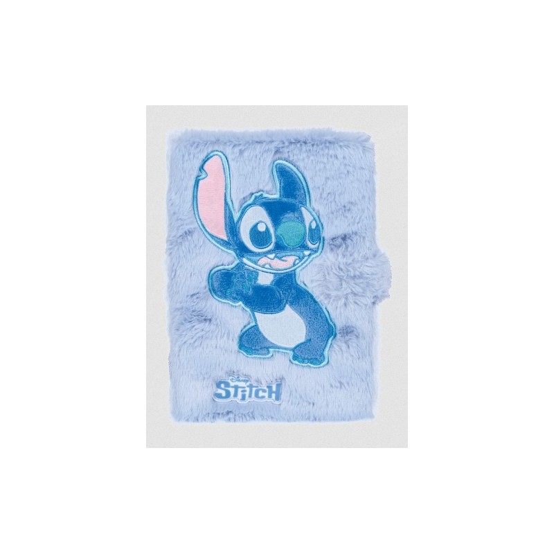 NETEBOOK A5 80H STITCH BLUE FLUFLY