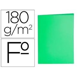 SUBCARPETA FOLIO 180GR VERDE PASTEL ELBA