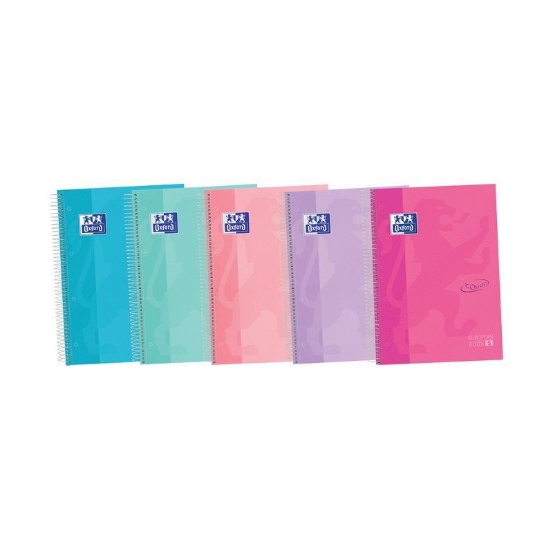 BLOC EUROPEANBOOK TOUCH PASTEL A4+ 120H 5X5 OXFORD