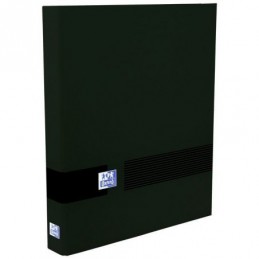 CARPETA 4 ANILLAS 40MM OXFORD YOU TE A4+ NEGRO 25M