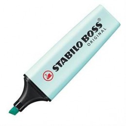 MARCADOR STABILO BOSS ORIGINAL PASTEL AZUL
