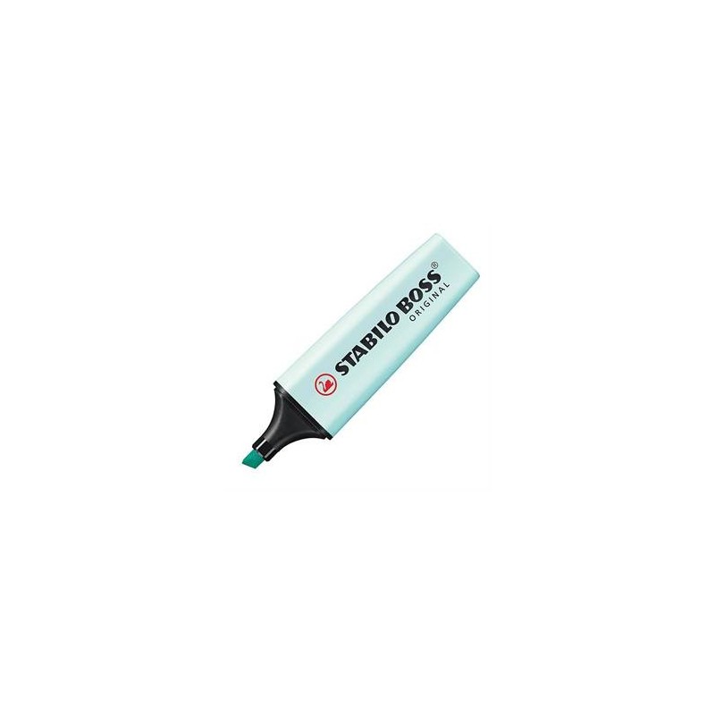 MARCADOR STABILO BOSS ORIGINAL PASTEL AZUL