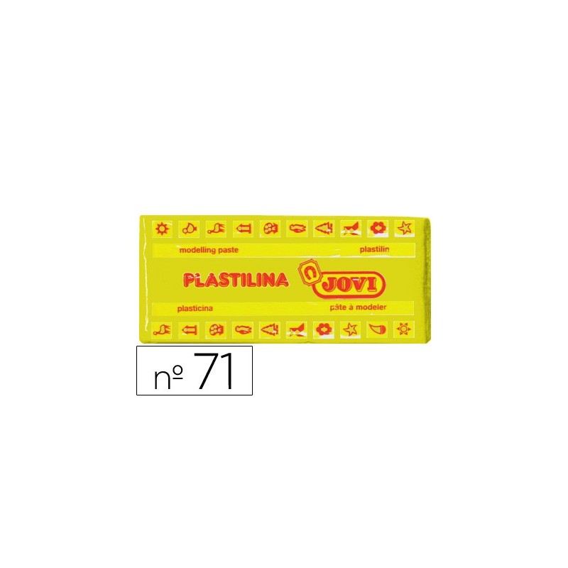 PLASTILINA JOVI 71 AMARILLO OSCURO 150GR