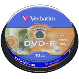 DVD-R 16X VERBATIM COLOUR LIGHTSCRIBE