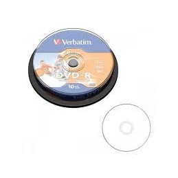 MINI DVD-R VERBATIM 8CM ff PRINTABLE TARRINA 10uds