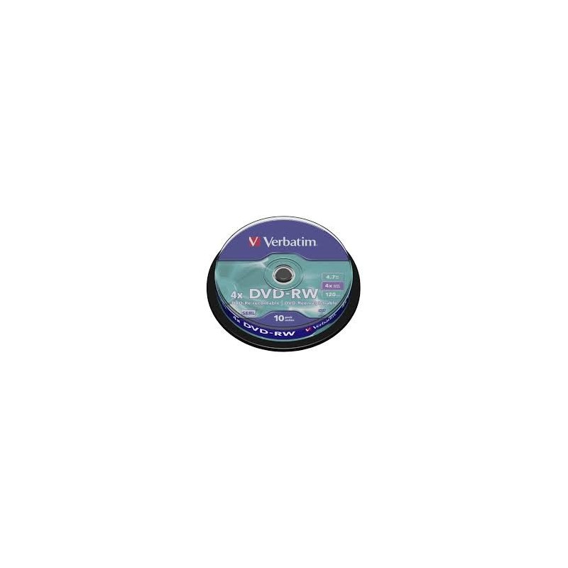 VERBATIM DVD+RW REGRABABLE 4x