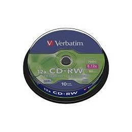 VERBATIM CD-RW REGRABABLE 8-12x