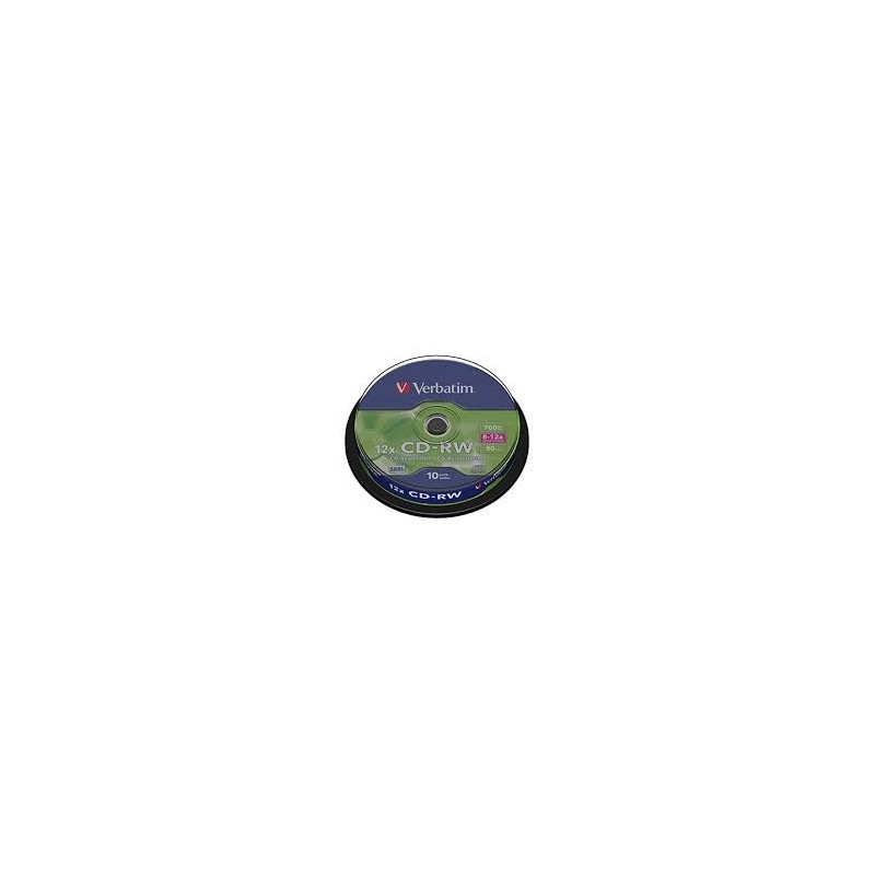 VERBATIM CD-RW REGRABABLE 8-12x