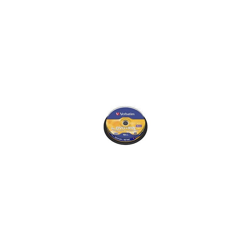 DVD-RW VERBATIM 4x TARRINA 10 uds