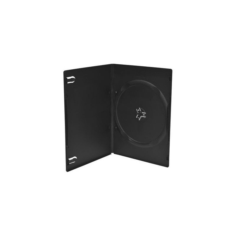 MEDIARANGE CAJA DVD 14mm NEGRO