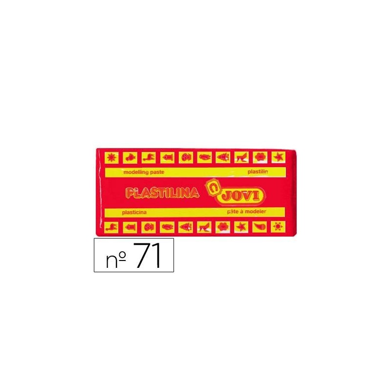 PLASTILINA JOVI 71 ROJO 150GR