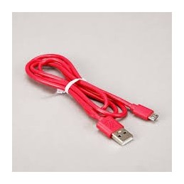 DEXLER CABLE FLAT USB A MICRO USB ROJO