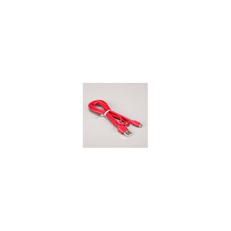 DEXLER CABLE FLAT USB A MICRO USB ROJO