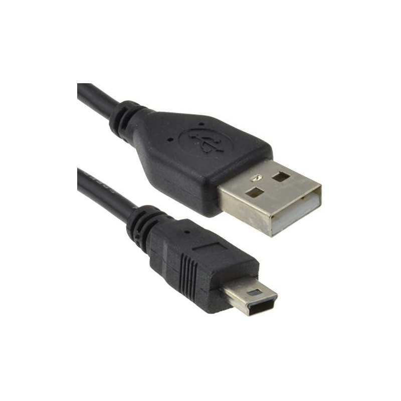 CABLE USB 2.0 DOBLE USB A / MINI USB 5 PIN 1 METRO