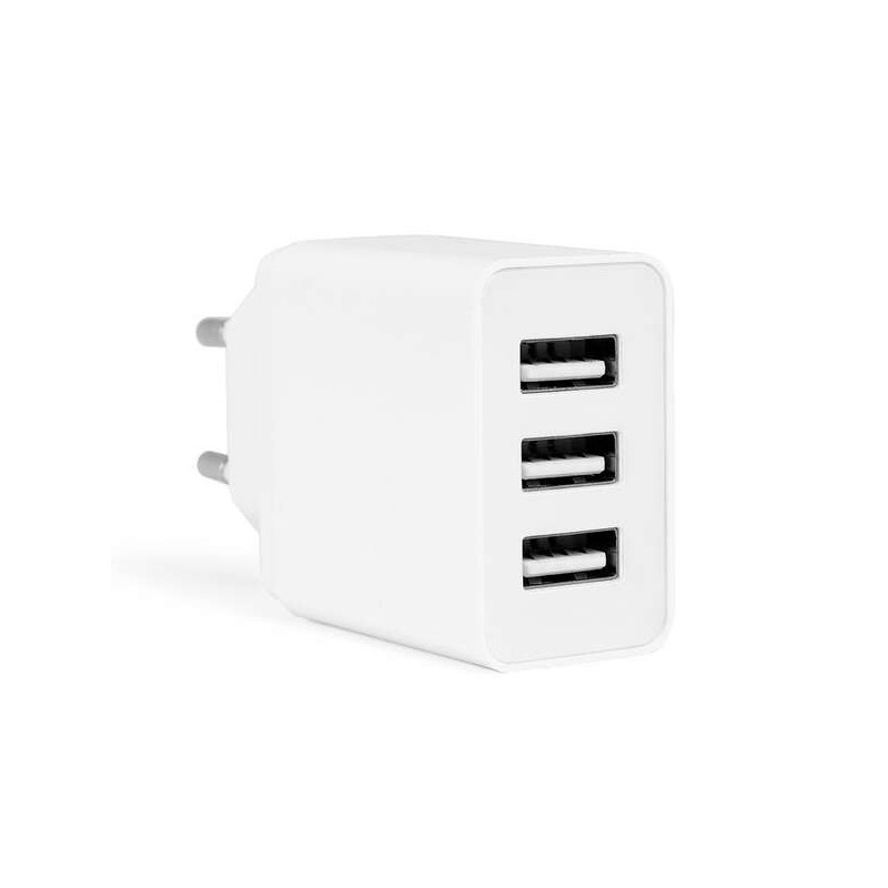 CARGADOR DE PARED ORBEGOZO EN 1100 3xUSB 17W