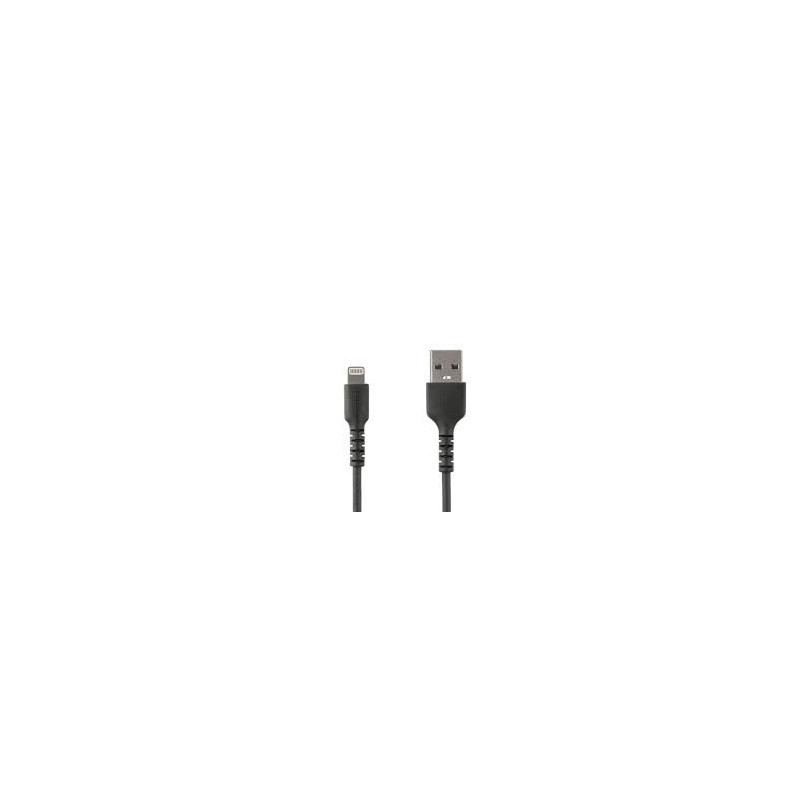 CABLE USB NEGRO PARA IPHONE/IPAD 1mts