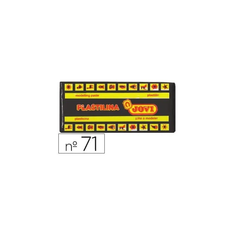 PLASTILINA JOVI 71 NEGRO 150GR
