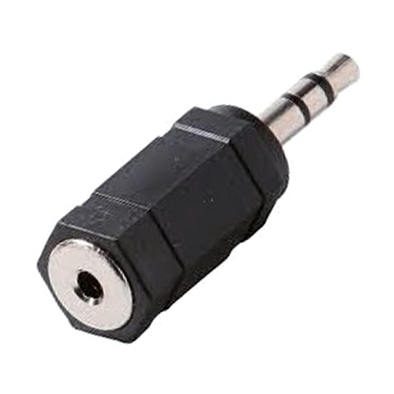 ADAPTADOR JACK HEMBRA 2.5 PULG A MACHO 3.5 PULG