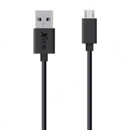 X-ONE CABLE MICRO USB NEGRO