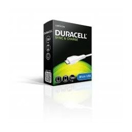 CABLE DURACELL USB MACHO A MICRO USB 1MT BLANCO