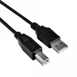 CABLE USB 2.0 TIPO A B 3 METROS NEGRO