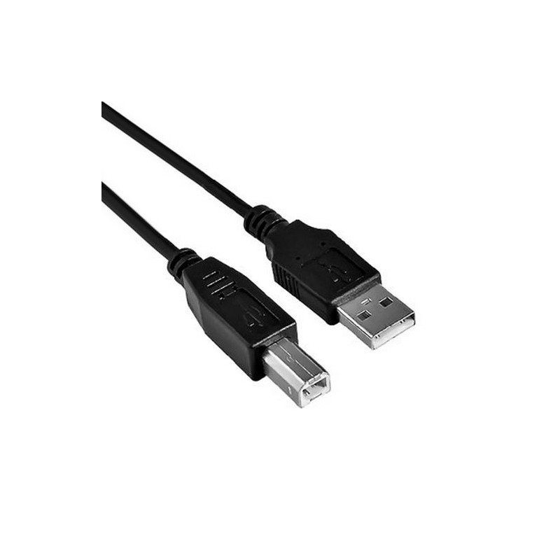 CABLE USB 2.0 TIPO A B 3 METROS NEGRO