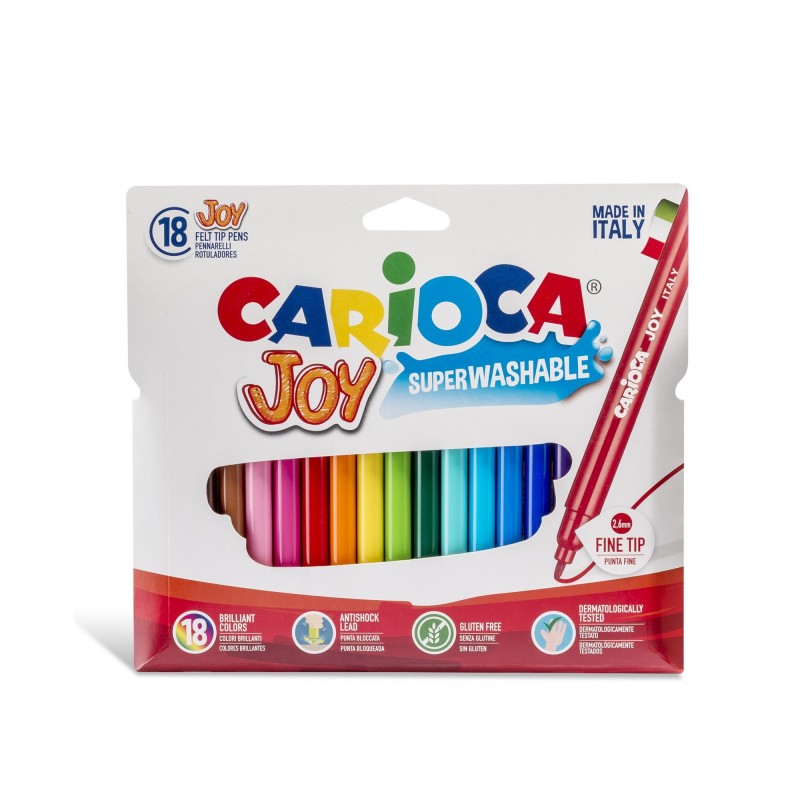 ROTULADOR CARIOCA JOY BLISTER CARTON 18 UDS