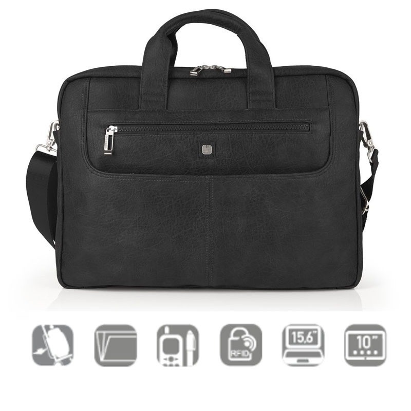CARTERA 2 DPT 15.6P / IPAD NEGRO