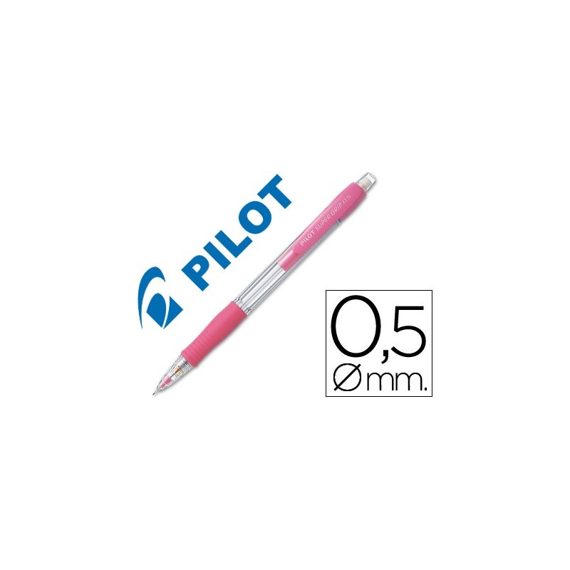 PORTAMINAS/05 PILOT SUPER GRIP H-185 ROSA
