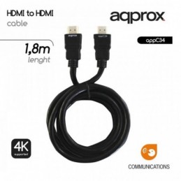 CABLE AQPROX HDMI M/M 1.4/4K 1.8M